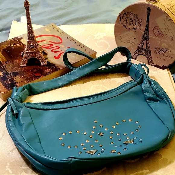 Etna Handbags - Etna purse. Studded. Shoulder strap